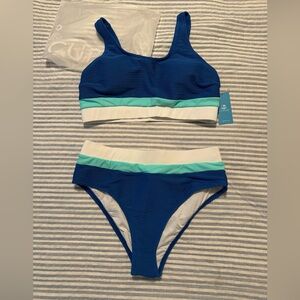 CUPSHE high waisted bikini